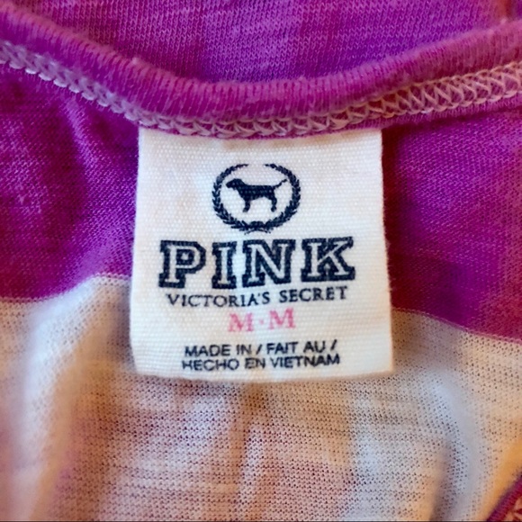 Victoria’s Secret LOVE PINK Striped Tank Medium - Picture 4 of 5